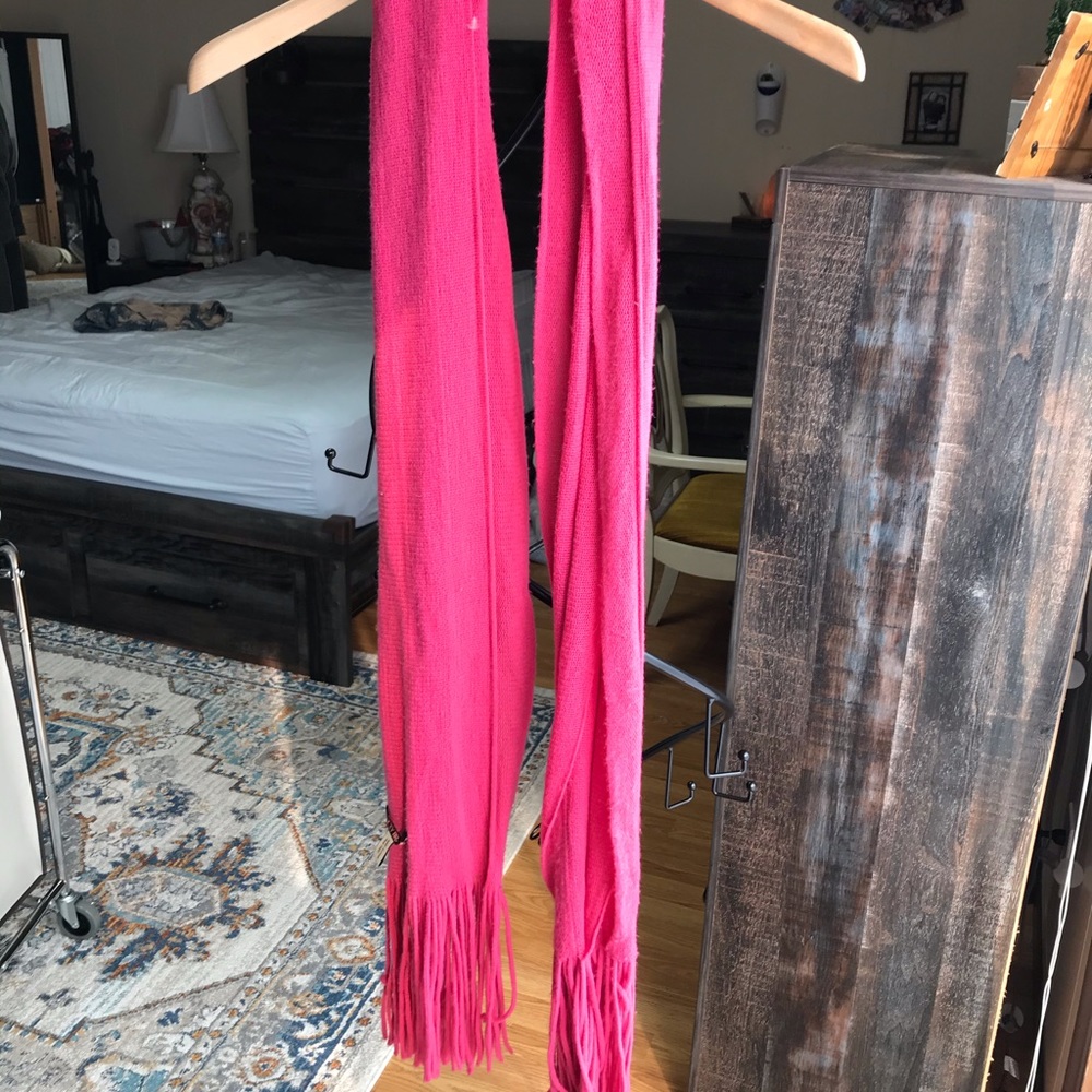 Lucky Brand Long Pink Scarf